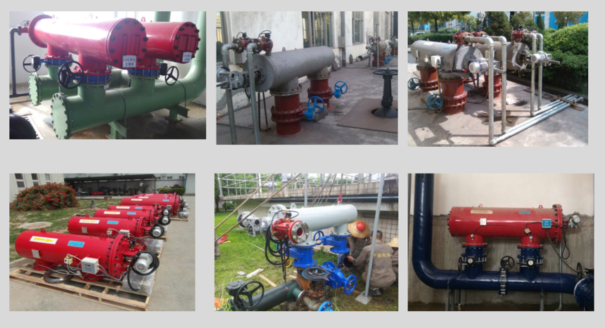 A500電動刷式自清洗過濾器應用安裝現場