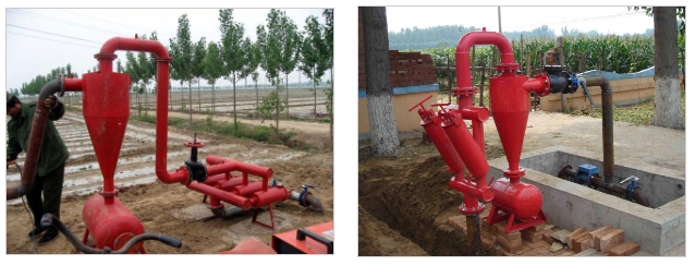 農(nóng)業(yè)灌溉果園滴管噴灌用離心砂石全自動(dòng)反沖洗過濾器