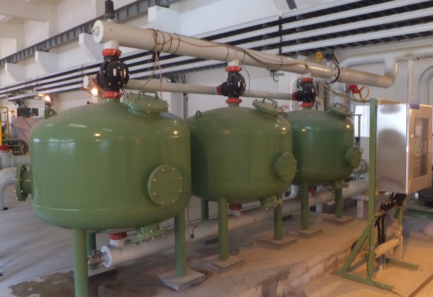 　砂石過濾器應(yīng)用現(xiàn)場