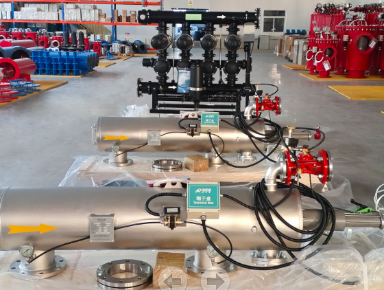 不銹鋼自動清洗過濾器打包發貨 不銹鋼自動清洗過濾器打包發貨