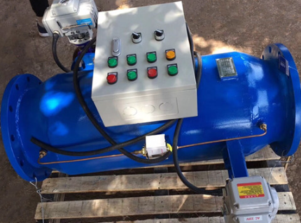 反沖洗過濾器應用現場