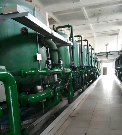 工業淺層砂過濾器應用現場